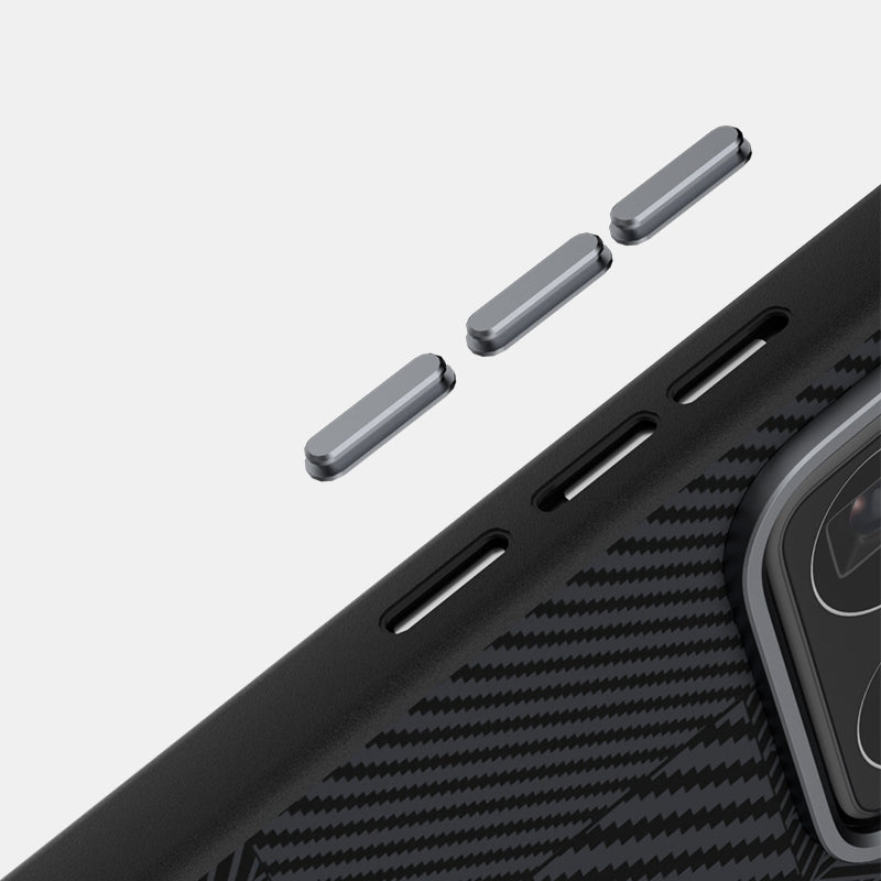 For Xiaomi 15 ABEEL 6D Micro Relief MagSafe Magnetic Phone Case(Carbon Fiber Black)
