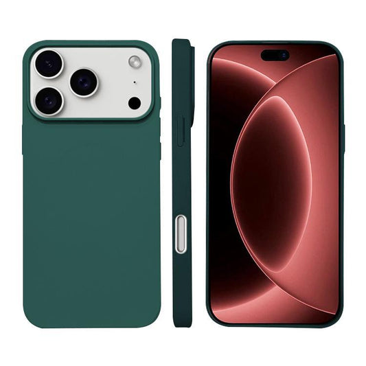 Compatible with iPhone 18 Pro Max Liquid Silicone Phone MagSafe Case - Dark Green