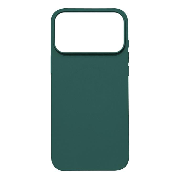 Compatible with iPhone 18 Pro Max Liquid Silicone Phone MagSafe Case - Dark Green