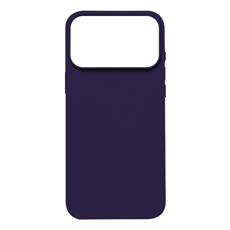 Compatible with iPhone 18 Pro Max Liquid Silicone Phone MagSafe Case - Dark Purple