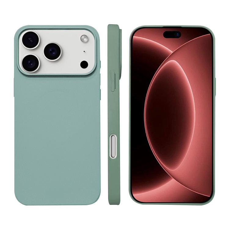 Compatible with iPhone 18 Pro Max Liquid Silicone Phone MagSafe Case - Light Green