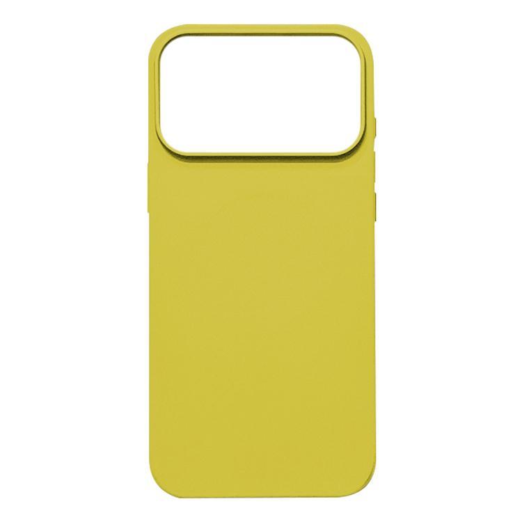 Compatible with iPhone 18 Pro Max Liquid Silicone Phone MagSafe Case - Yellow