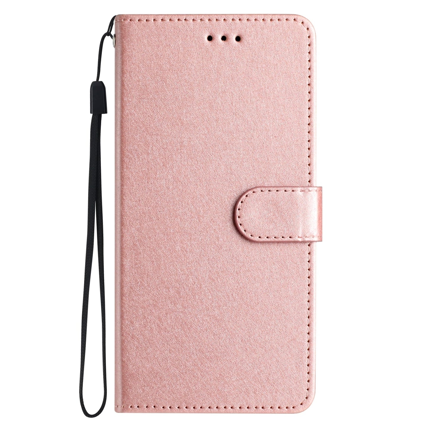 For Xiaomi 15 Silk Texture Horizontal Flip Leather Phone Case(Rose Gold)
