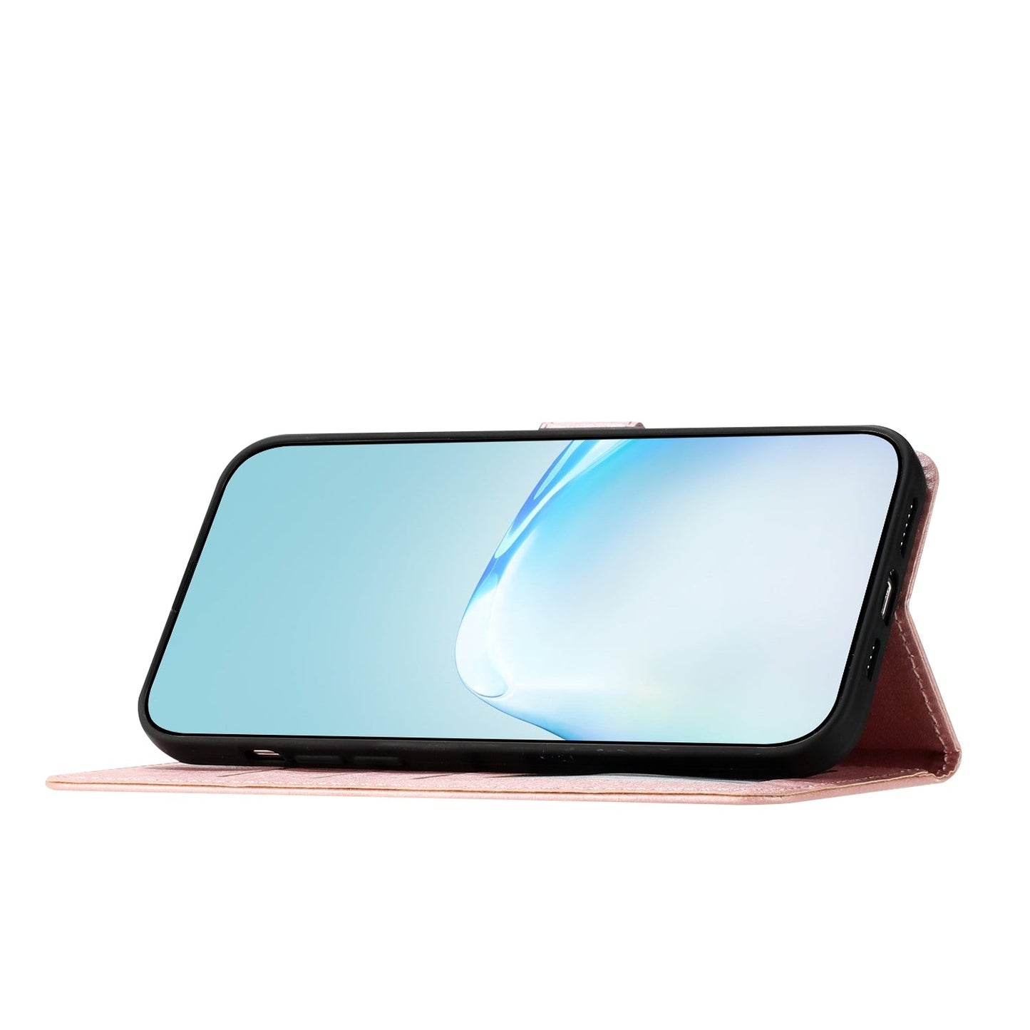For Xiaomi 15 Silk Texture Horizontal Flip Leather Phone Case(Rose Gold)