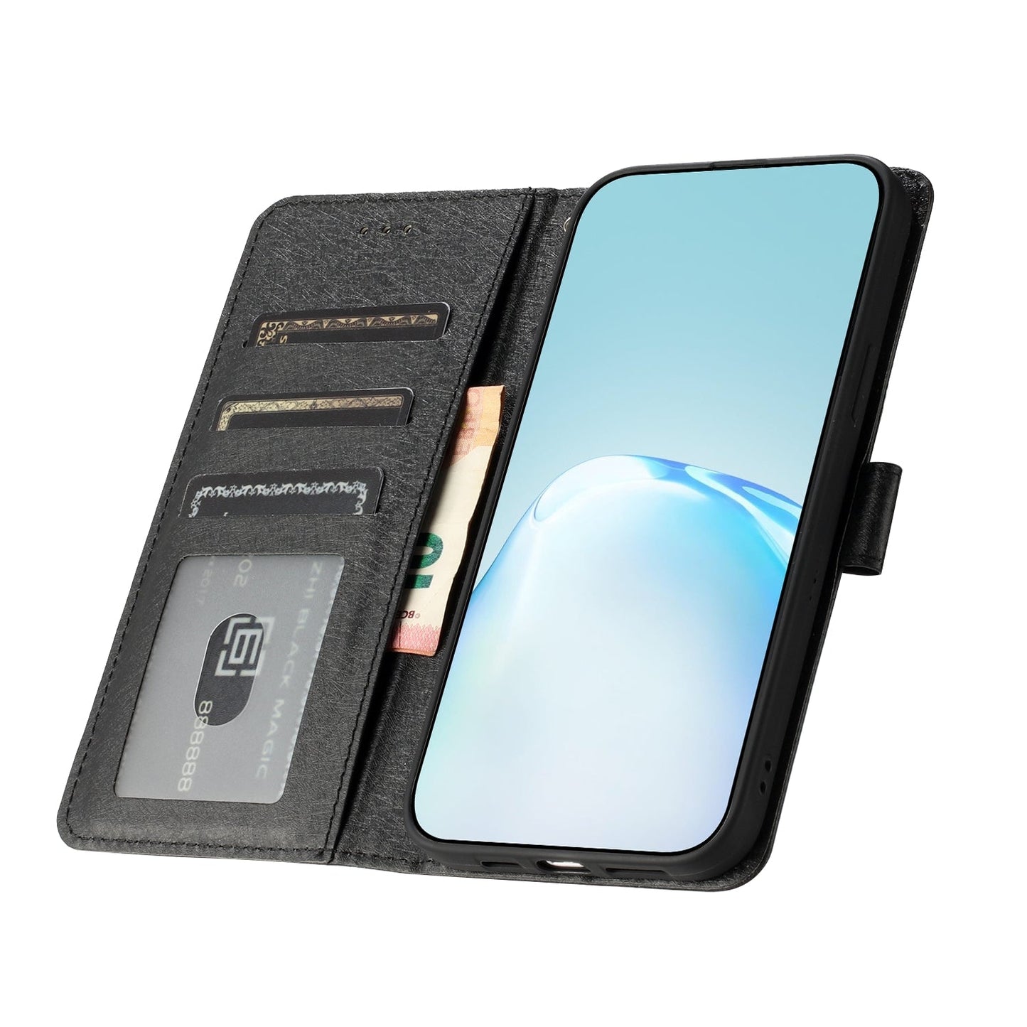 For Xiaomi 15 Pro Silk Texture Horizontal Flip Leather Phone Case(Black)