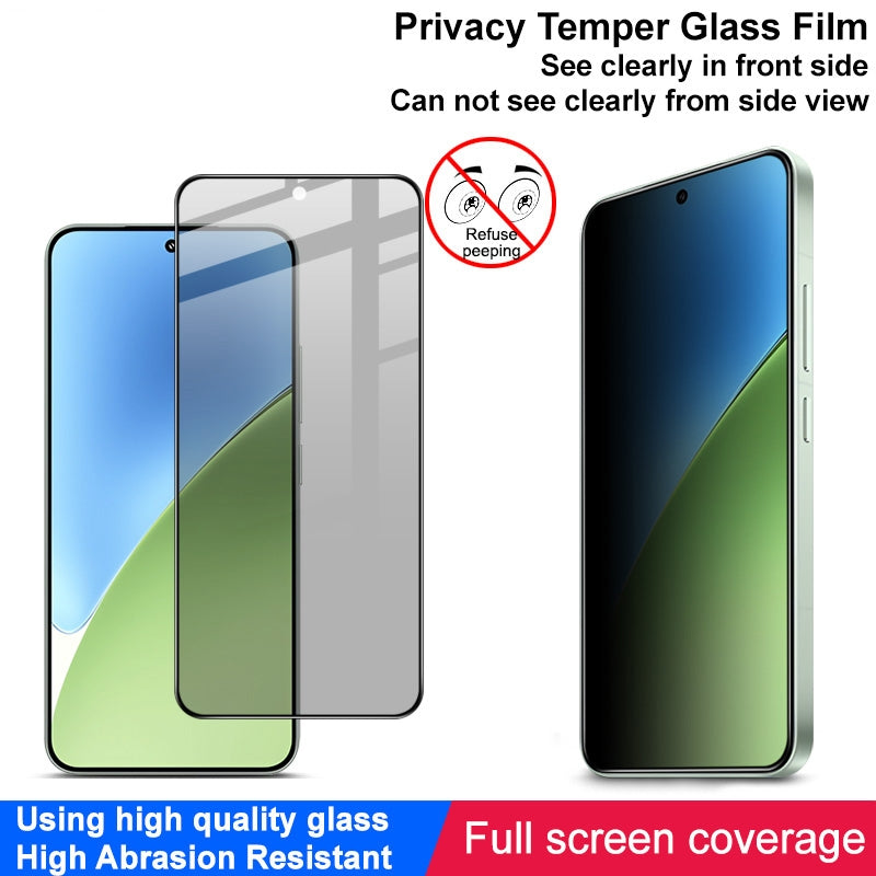 For Xiaomi 15 imak HD Full Screen Anti-spy Tempered Glass Protective Film