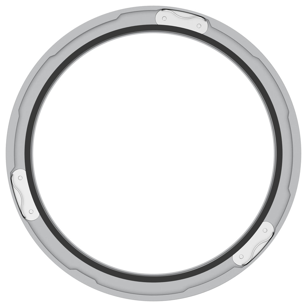 For CMF Watch Pro 2 Smart Watch Metal Bezel Ring Frame Without Words Version(Silver)