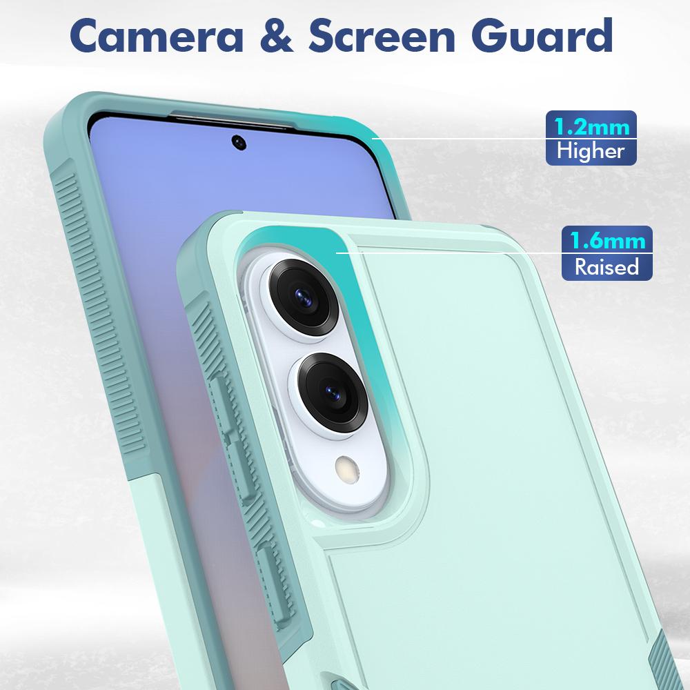 For Samsung Galaxy S25 Edge 5G 2 in 1 PC + TPU Phone Case(Light Green)