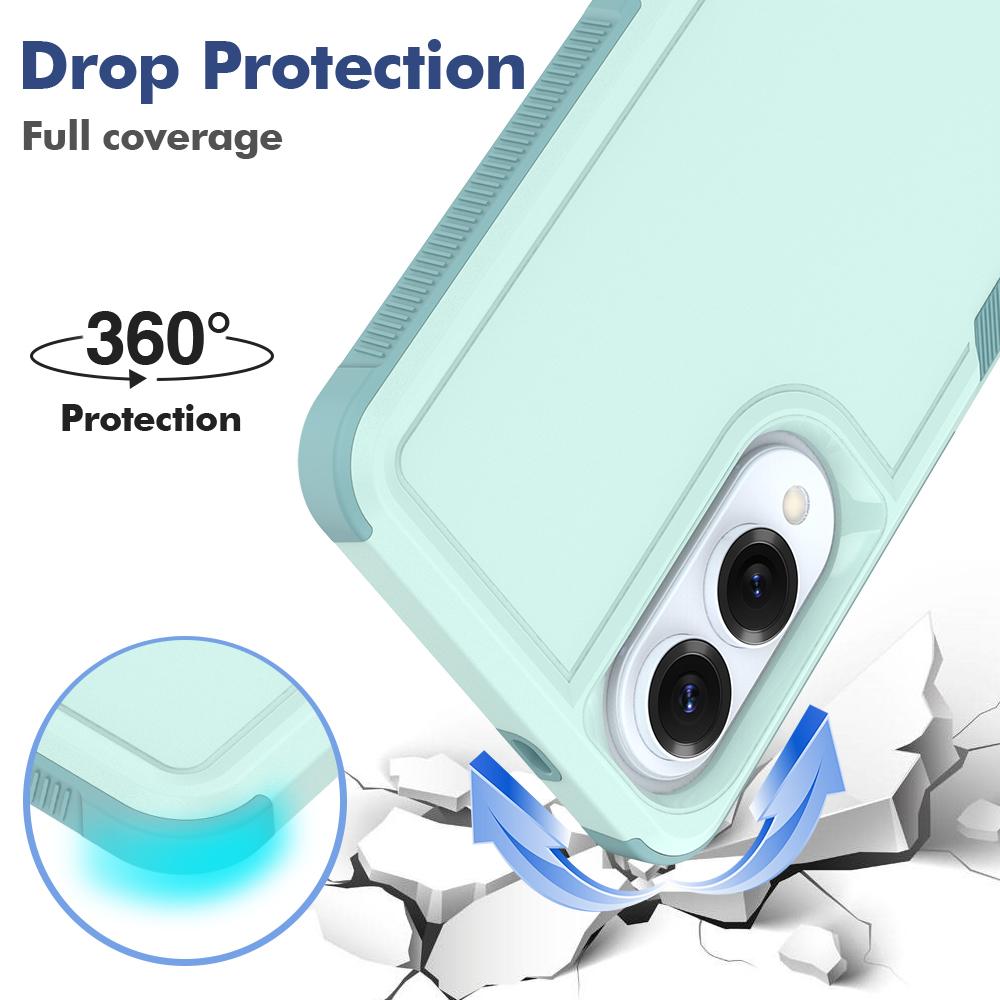 For Samsung Galaxy S25 Edge 5G 2 in 1 PC + TPU Phone Case(Light Green)