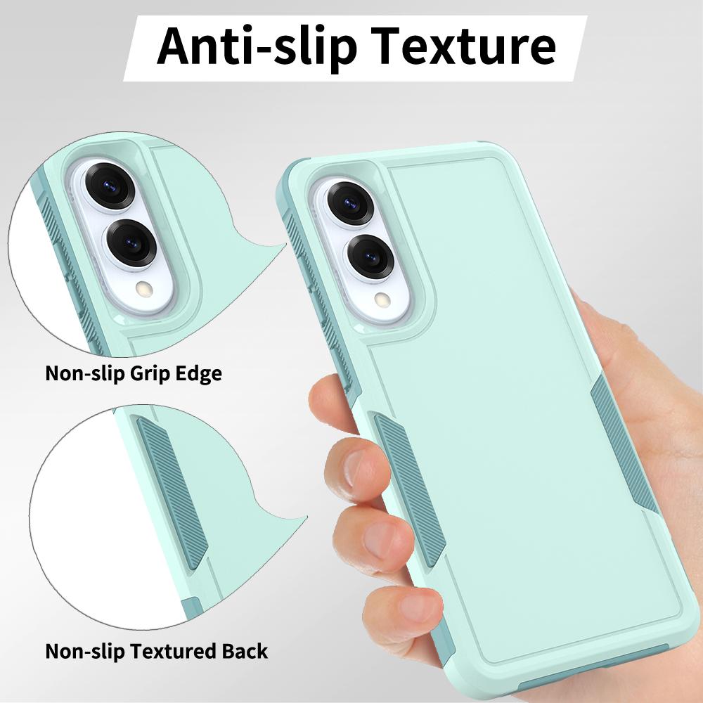 For Samsung Galaxy S25 Edge 5G 2 in 1 PC + TPU Phone Case(Light Green)