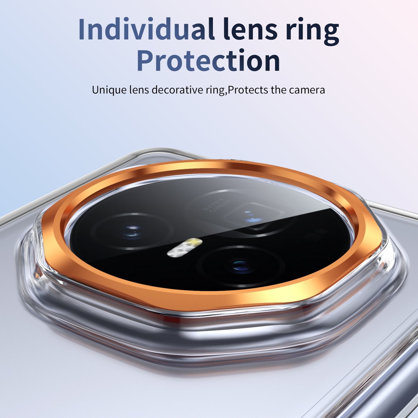 For Honor Magic V3 Ice-Cold Holder PC Hybrid TPU Phone Case(Orange)