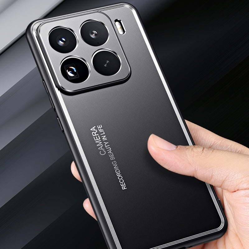 For Xiaomi 15 Pro Frosted Metal Phone Case(Black)