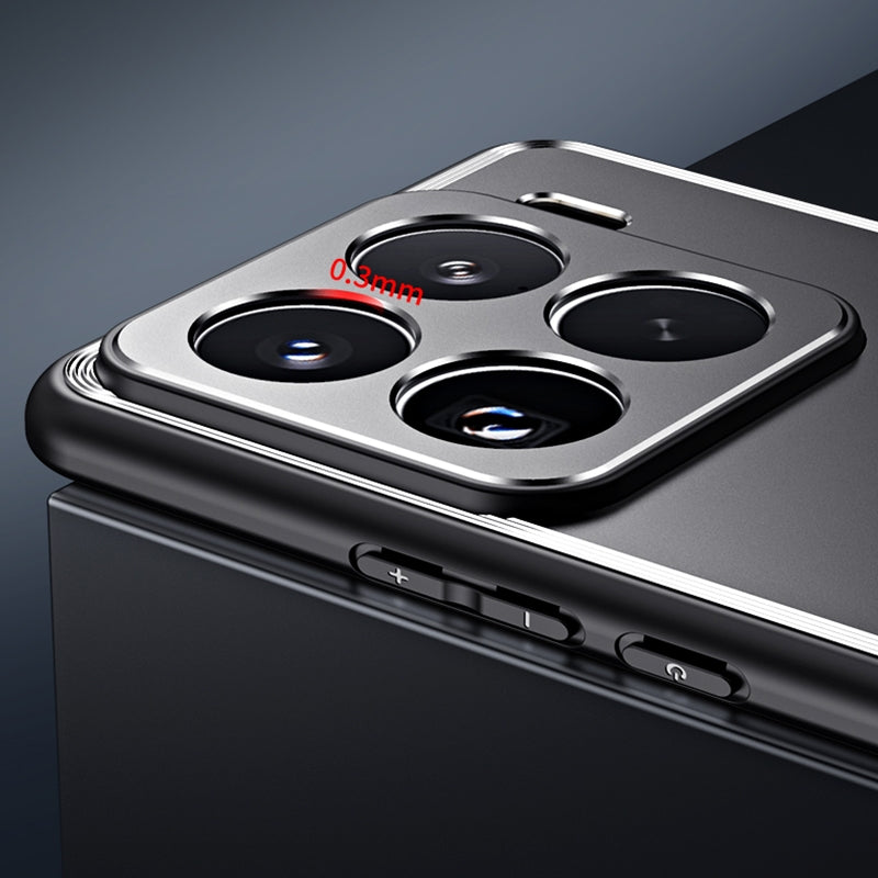 For Xiaomi 15 Pro Frosted Metal Phone Case(Black)
