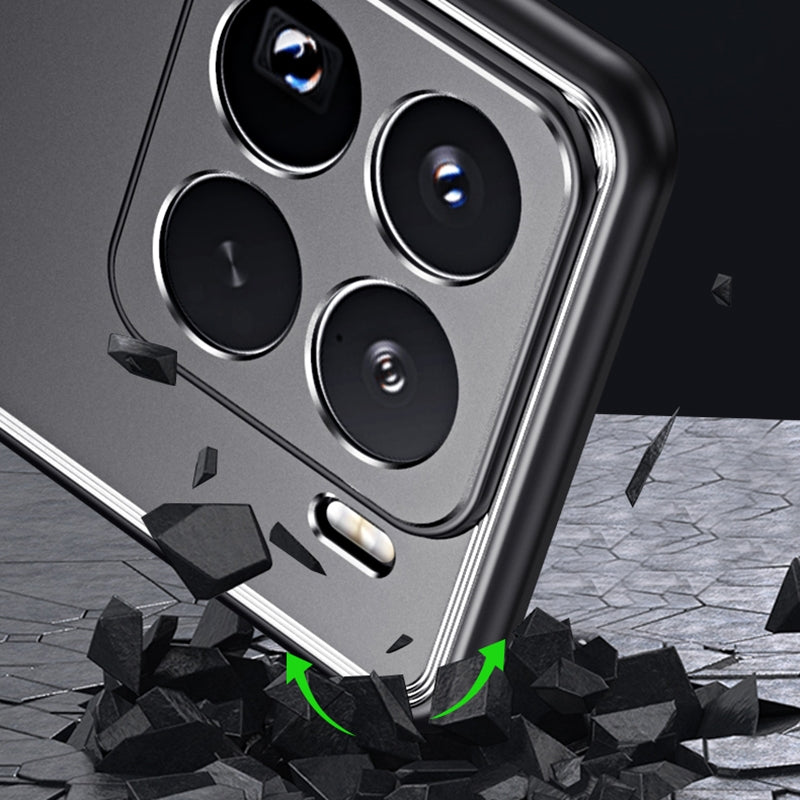 For Xiaomi 15 Pro Frosted Metal Phone Case(Black)