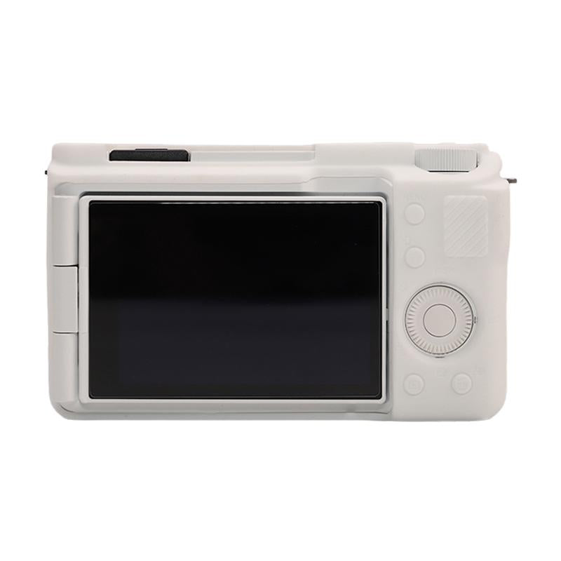 For Sony ZV-E10 II / ZV-E10M2 Glossy Soft Silicone Protective Case(White)