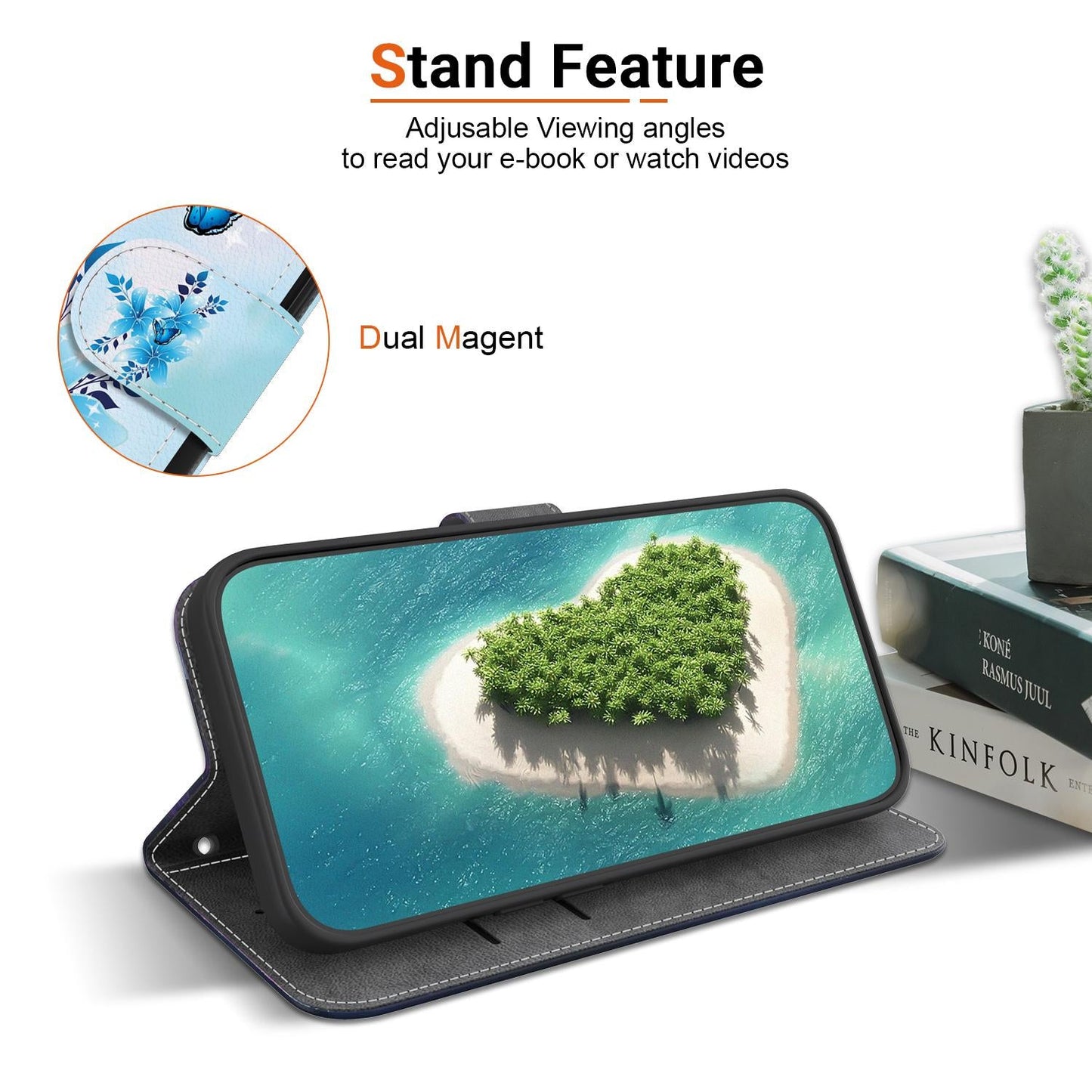 For Redmi 14C 4G Crystal Texture Colored Drawing Leather Phone Case(Blue Butterflies)