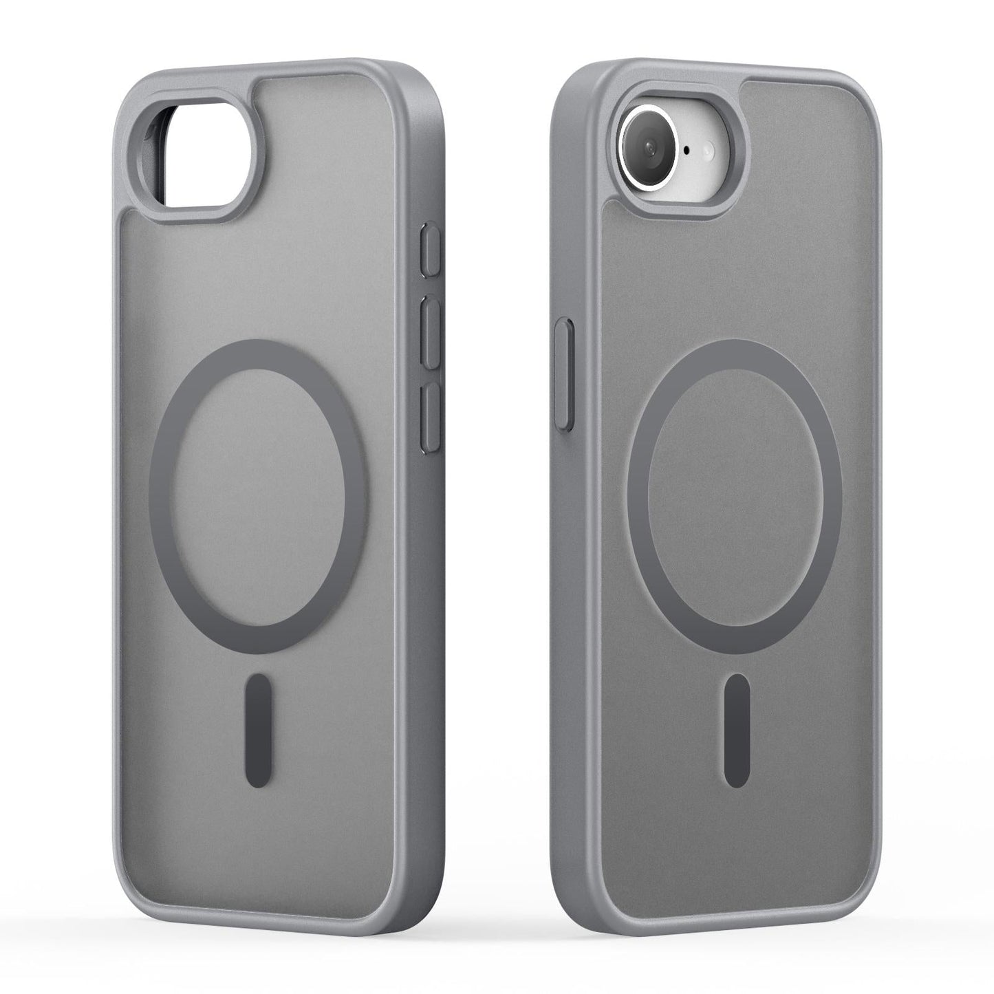 For iPhone 16e DUX DUCIS Yind Series MagSafe TPU Hybrid PC Phone Case(Grey)