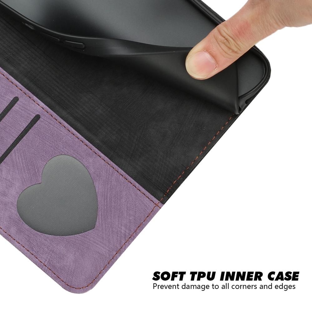 For vivo V50 Lite 4G / 5G Side Buckle Double Fold Hand Strap Leather Phone Case(Purple)
