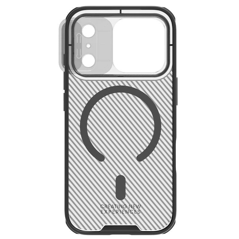 Compatible with iPhone 18 Pro Max NILLKIN CamShield Pro Magnetic PC Phone Case - Transparent Black