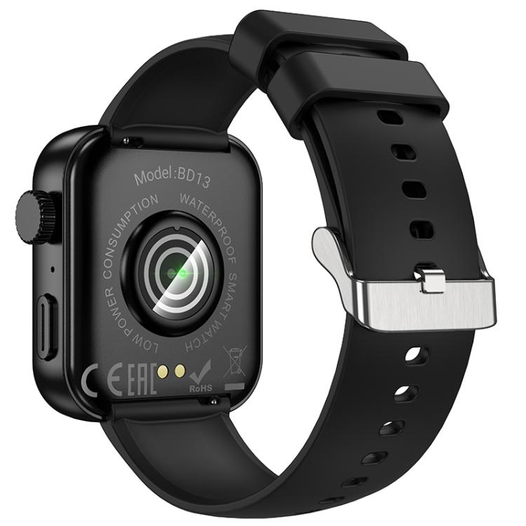 BOROFONE BD13 Smart Sports Watch, 1.83 inch Screen, Support BT Call(Black)