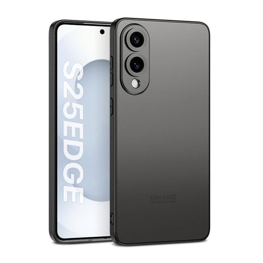 For Samsung Galaxy S25 Edge 5G GKK Skin Feel PC Hybrid TPU Phone Case(Titanium Black)