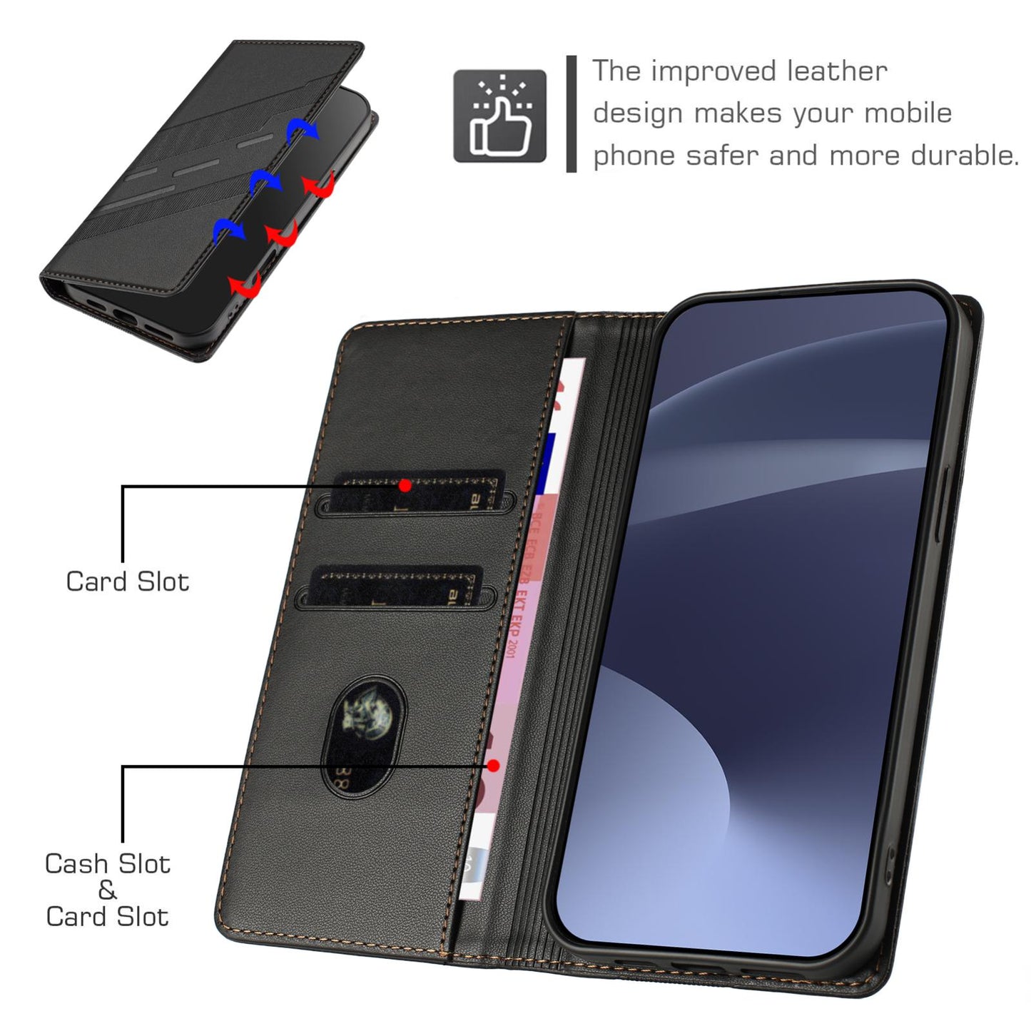 For OPPO K13 5G Embossed Multi-functional Wallet Retro Leather Phone Case(Black)