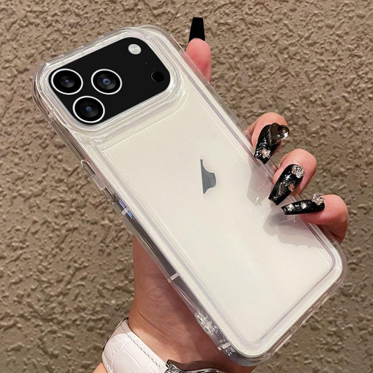 Compatible with iPhone 18 Pro Max & 17 Pro Max Photo Frame Airbag Shockproof TPU Phone Case - Transparent
