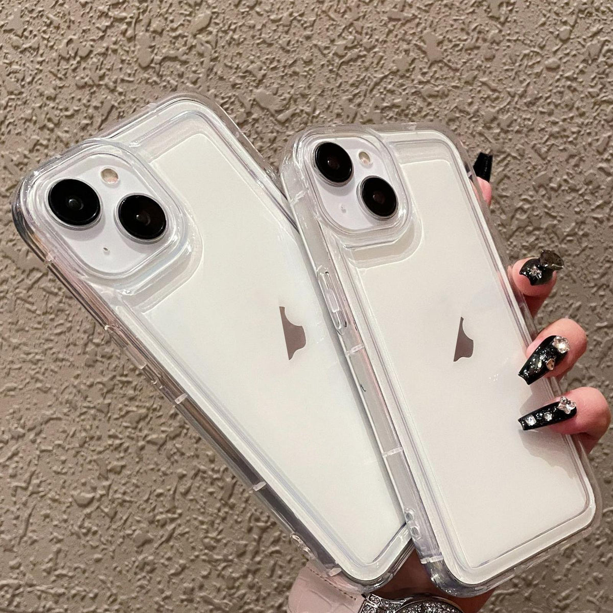 Compatible with iPhone 18 Pro Max & 17 Pro Max Photo Frame Airbag Shockproof TPU Phone Case - Transparent