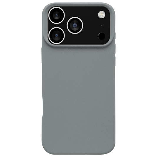 Compatible with iPhone 18 Pro Max & 17 Pro Max Dopamine Simple Imitation Liquid Silicone Phone Case - Starry Grey