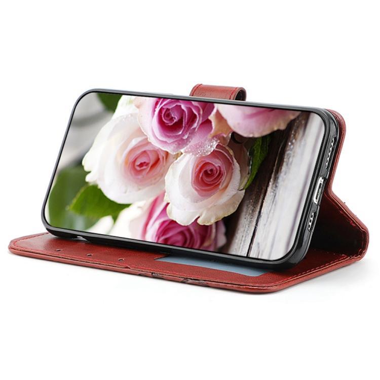 Compatible with iPhone 18 Pro Max & 17 Pro Max Rose Butterfly Embossed Leather Phone Case - Brown
