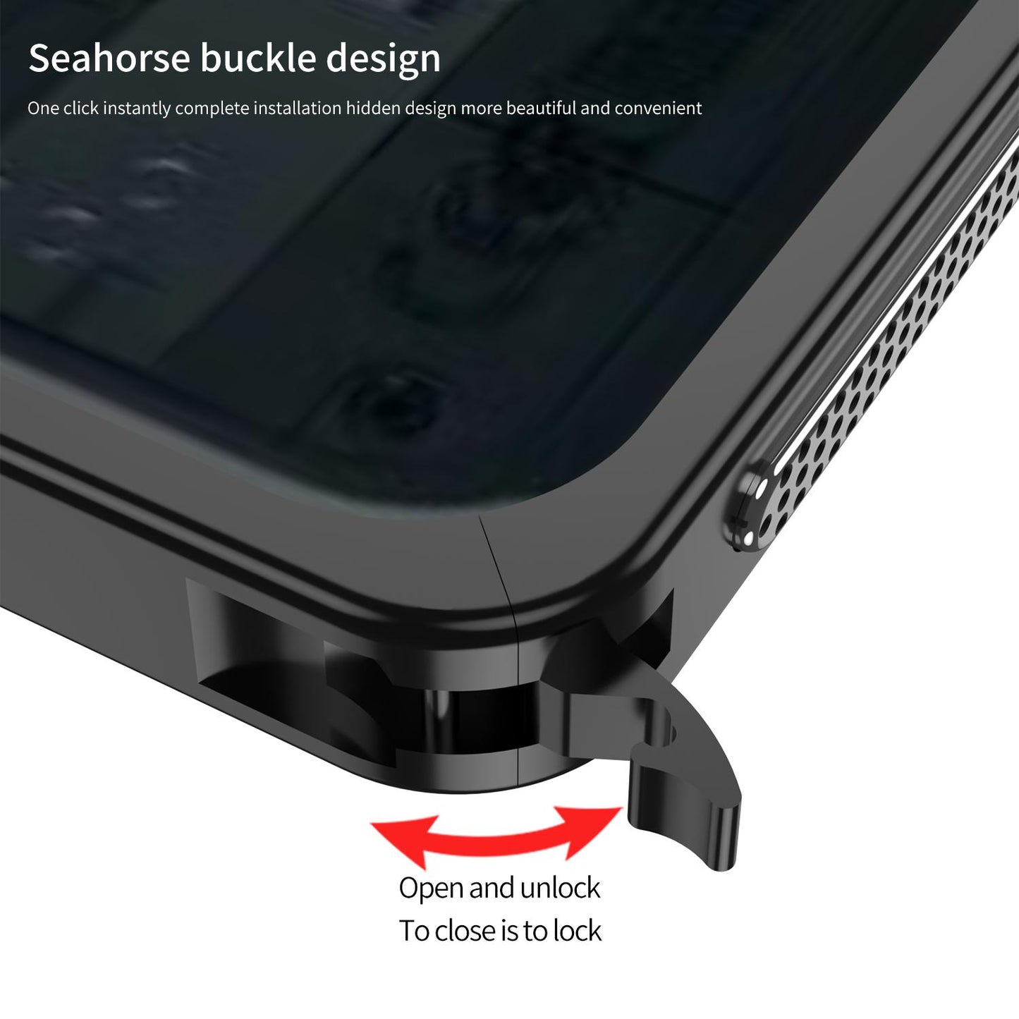 For Nothing Phone 3a Metal Frame Heat Dissipation Phone Case with Camera Guard Ring(Black)