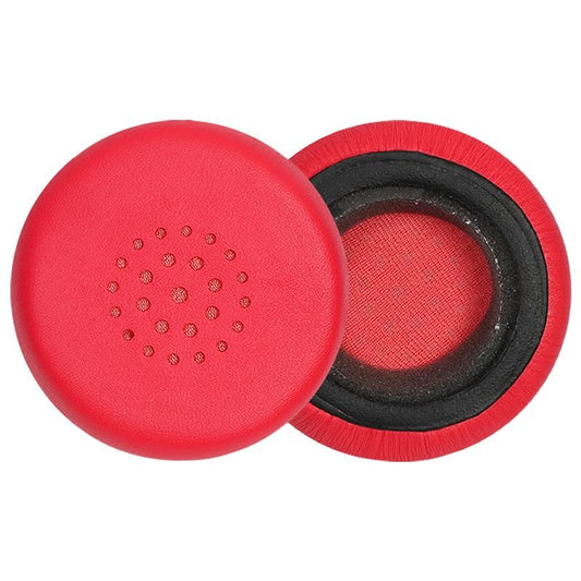 2pcs Protein Leather Earphone Replacement Earpads Pads For Sony WH-CH400(Red)
