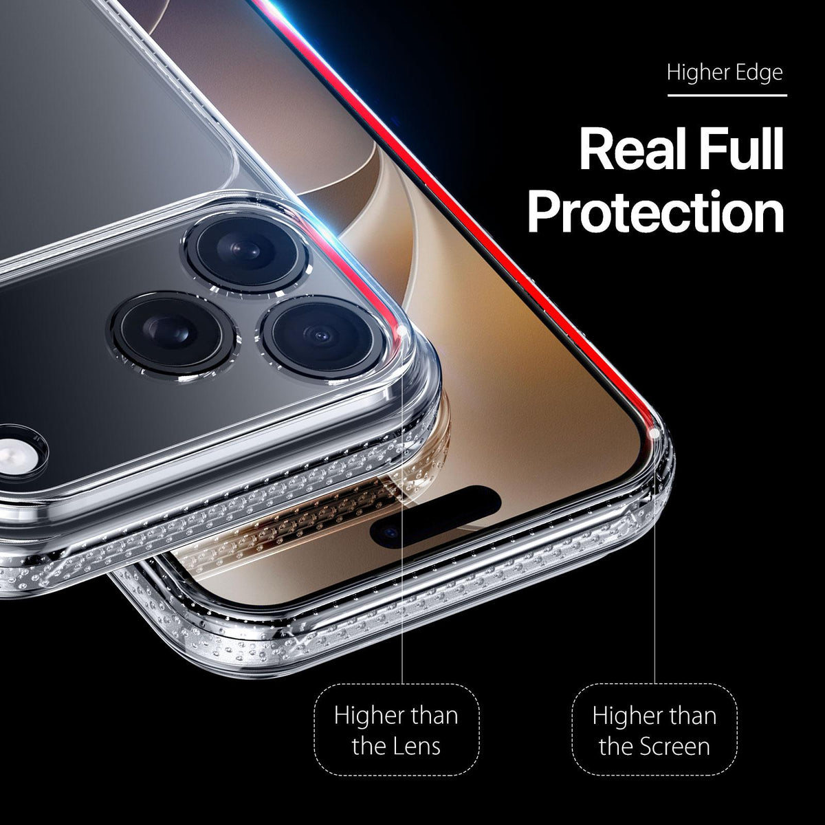 Compatible with iPhone 18 Pro Max DUX DUCIS Clin Series PC + TPU Phone Case - Transparent