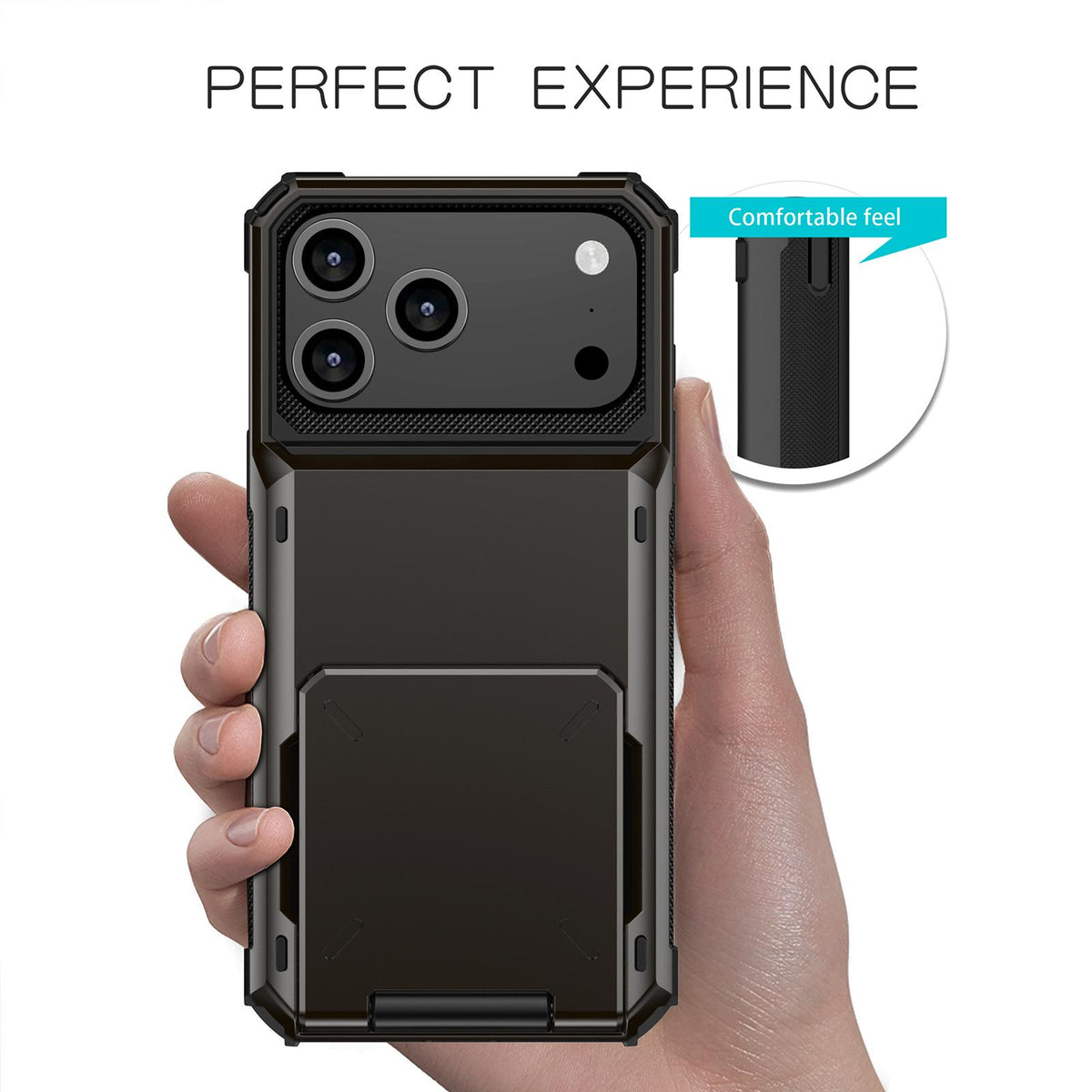 Compatible with iPhone 18 Pro Max Scratch-Resistant Shockproof Heavy Duty Rugged Armor Phone Case - Red