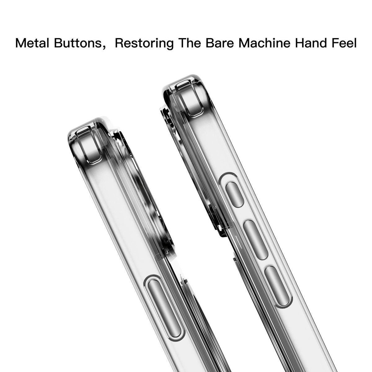 Compatible with iPhone 18 Pro Max Mutural Ice Amber Series MagSafe Holder TPU Phone Case - Transparent