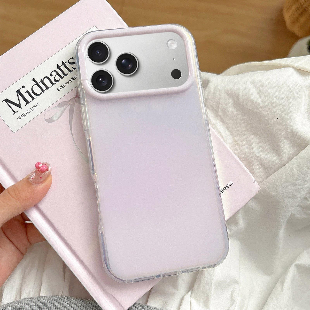 Compatible with iPhone 18 Pro Max & 17 Pro Max Large Camera Frame Vibrant Jelly Color TPU + IMD Phone Case - Purple