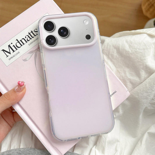 Compatible with iPhone 18 Pro Max & 17 Pro Max Large Camera Frame Vibrant Jelly Color TPU + IMD Phone Case - Purple