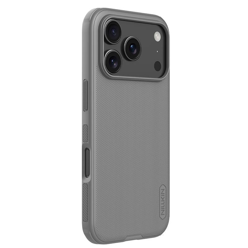 Compatible with iPhone 18 Pro & 17 Pro NILLKIN Frosted Shield Pro PC + TPU Phone Case - Grey