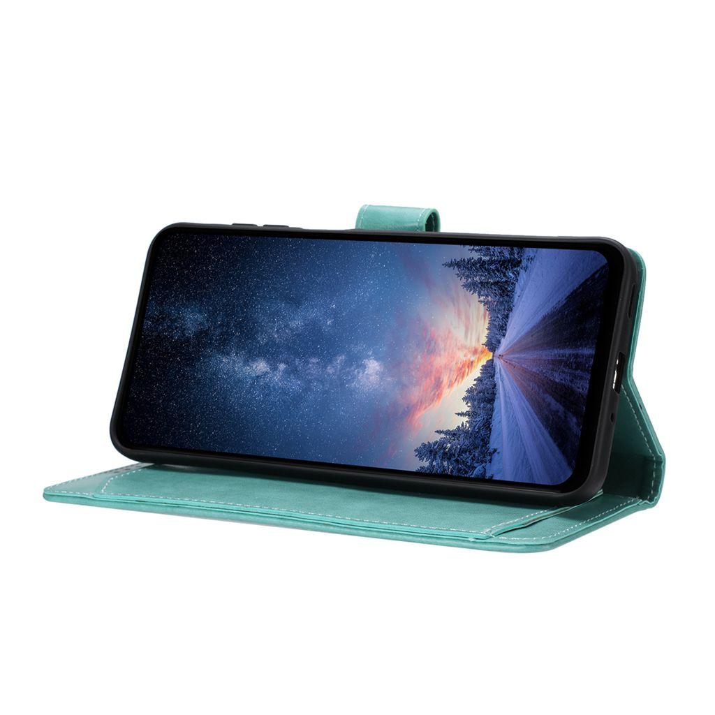 Compatible with iPhone 18 Pro Max & 17 Pro Max Lambskin 8-card Slot Leather Phone Case - Green