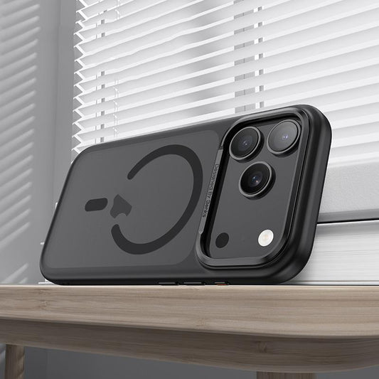 Compatible with iPhone 18 Pro Max & 17 Pro Max Benks Skin Feel Series MagSafe Magnetic Shockproof Phone Case - Black