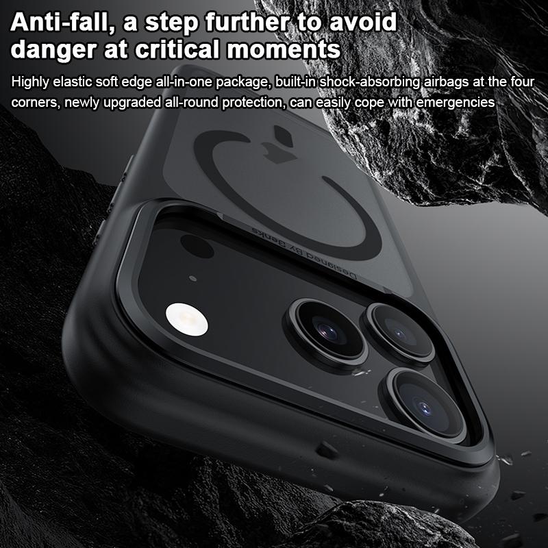 Compatible with iPhone 18 Pro & 17 Pro Benks Skin Feel Series MagSafe Magnetic Shockproof Phone Case - White