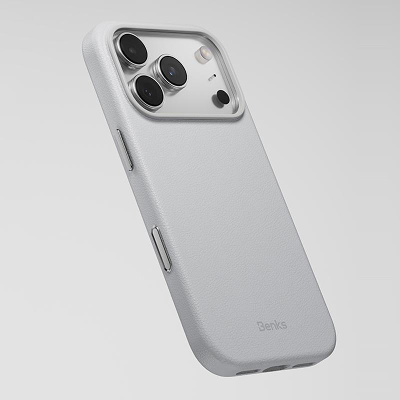 Compatible with iPhone 18 Pro Max & 17 Pro Max Benks Q2 Series Shockproof MagSafe Magnetic Phone Case - White