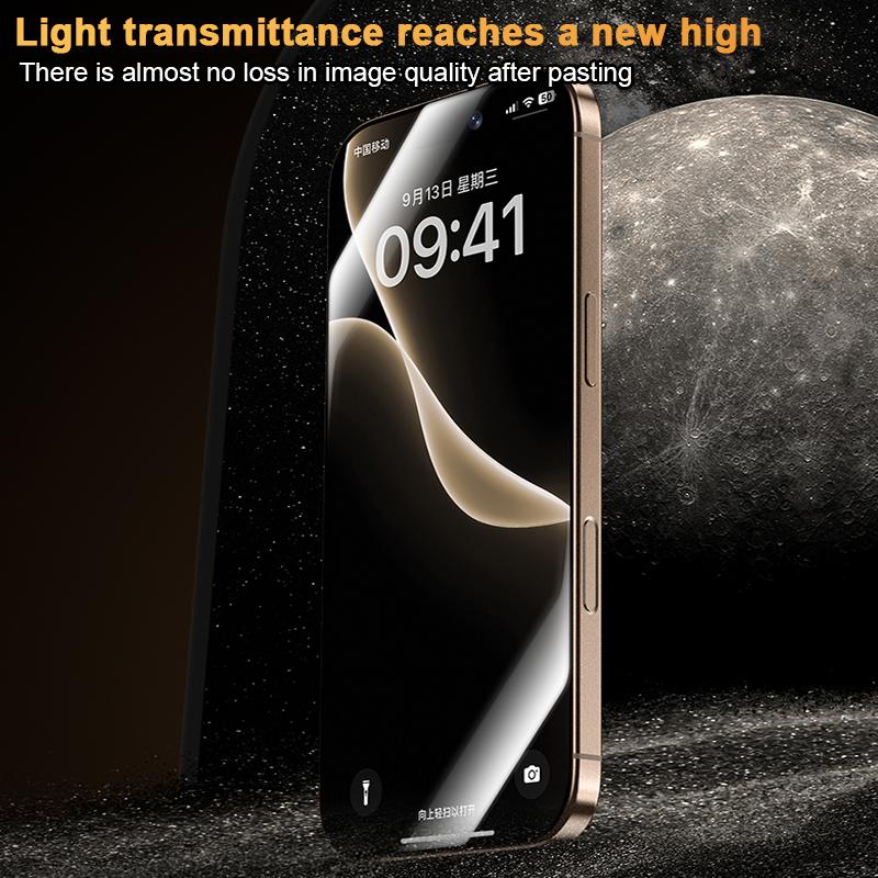 Compatible with iPhone 18 Pro Max & 17 Pro Max Benks King Kong Corning Hot-bend Full-glue HD Tempered Film Quick-attach Version
