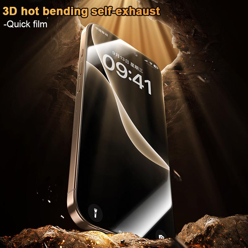 Compatible with iPhone 18 Pro Max & 17 Pro Max Benks King Kong Corning Hot-bend Full-glue HD Tempered Film Quick-attach Version
