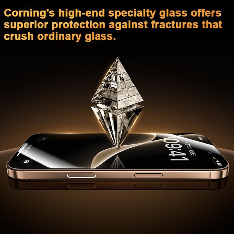 Compatible with iPhone 18 Pro Max & 17 Pro Max Benks King Kong Corning Hot-bend Full-glue HD Tempered Film Quick-attach Version