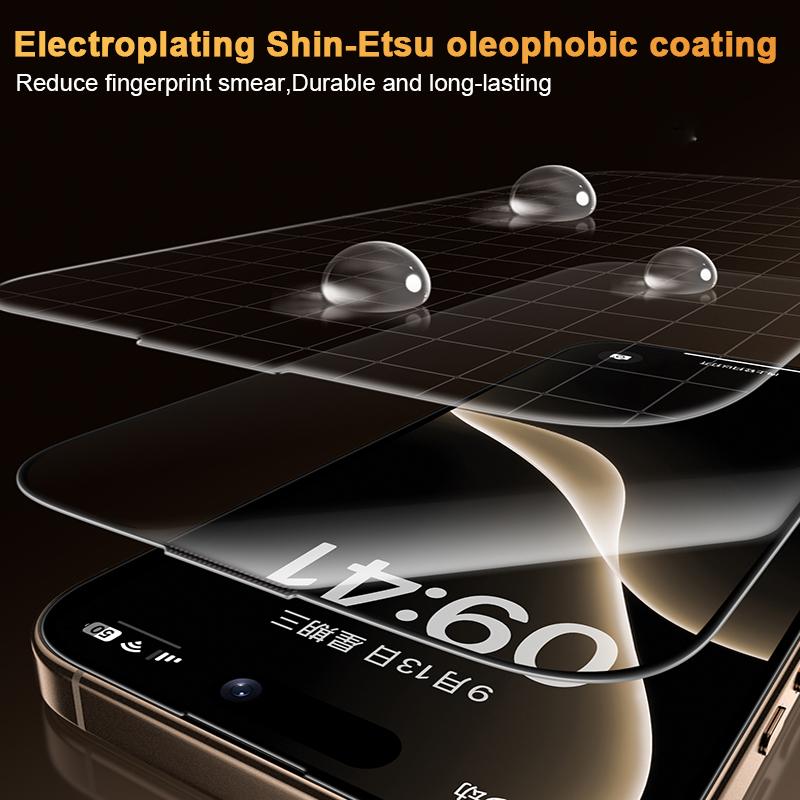 Compatible with iPhone 18 Pro Max & 17 Pro Max Benks King Kong Corning Hot-bend Full-glue HD Tempered Film Quick-attach Version