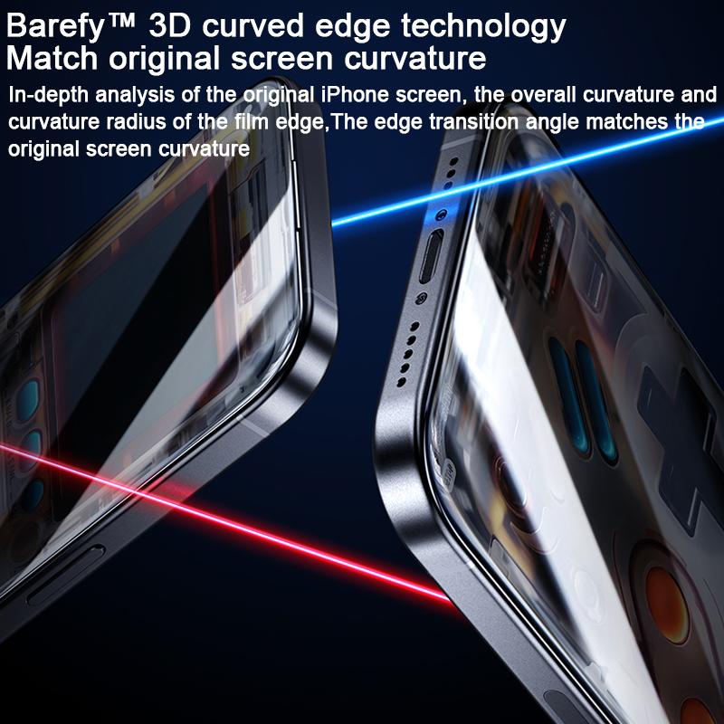 Compatible with iPhone 18 Pro Max & 17 Pro Max Benks Zero Curve Edge Gaming Frosted Tempered Screen Protector