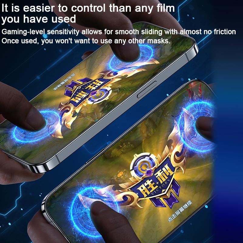 Compatible with iPhone 18 Pro Max & 17 Pro Max Benks Zero Curve Edge Gaming Frosted Tempered Screen Protector