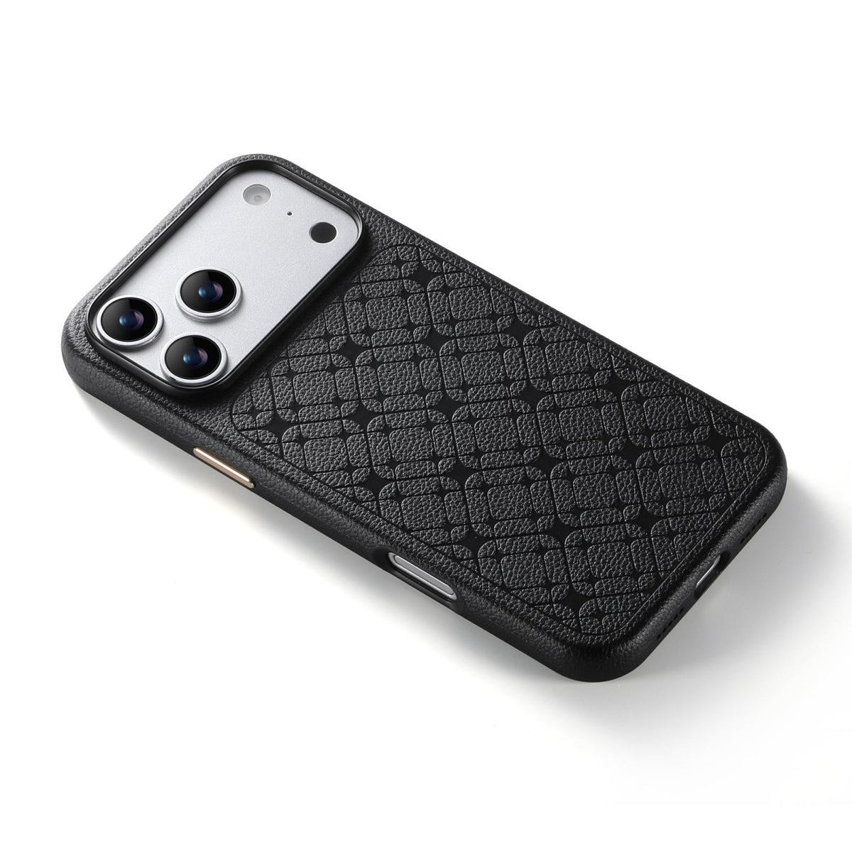 Compatible with iPhone 18 Pro Max & 17 Pro Max ESEBLE B2 Starlight Plaid Phone Case - Black