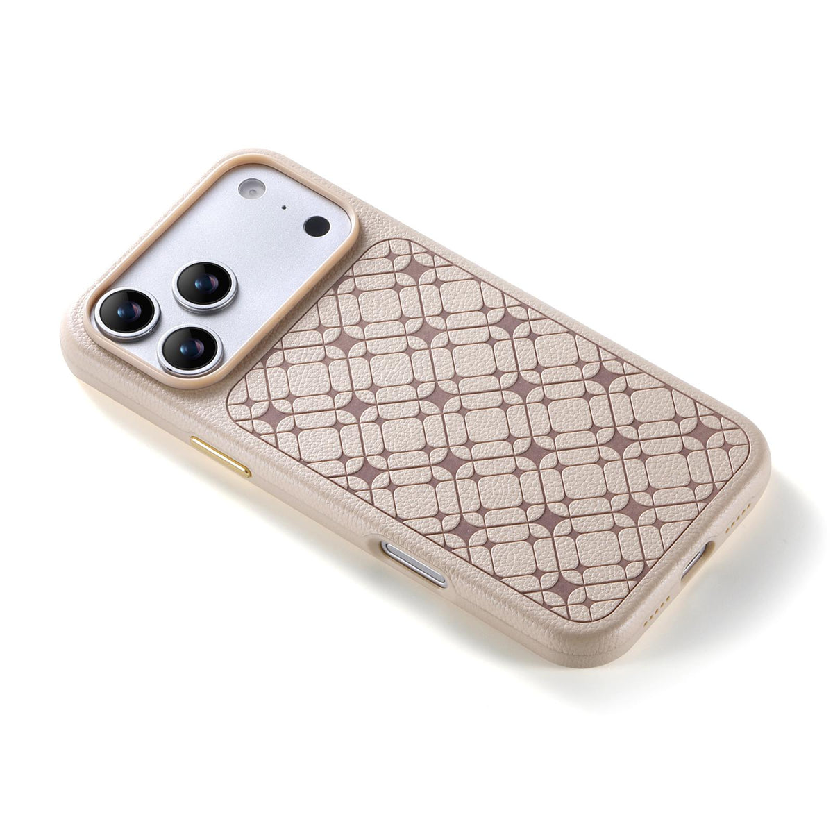 Compatible with iPhone 18 Pro Max & 17 Pro Max ESEBLE B2 Starlight Plaid Phone Case - Khaki